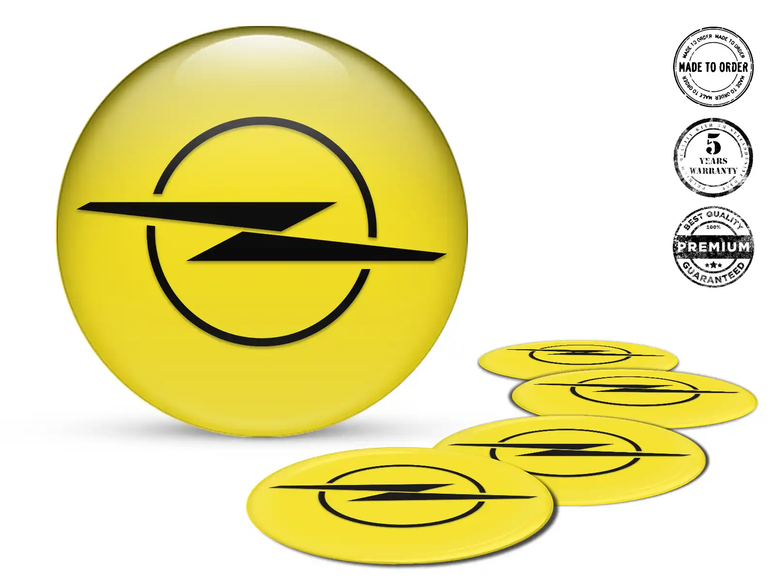 Opel Felgenplaketten Version Upgrade für Dome-Sticker